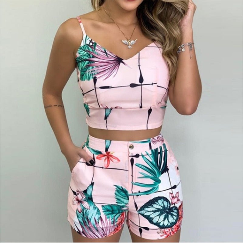 Conjunto Bari - Cropped e Short - Lunanzza